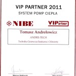 Dyplom VIP Partner 2011